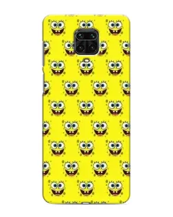 Чехол для Xiaomi Redmi Note 9S с картинкой «Паттерн Губка Боб»