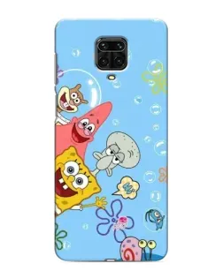 Чехол для Xiaomi Redmi Note 9S с картинкой «Веселые пузырьки»