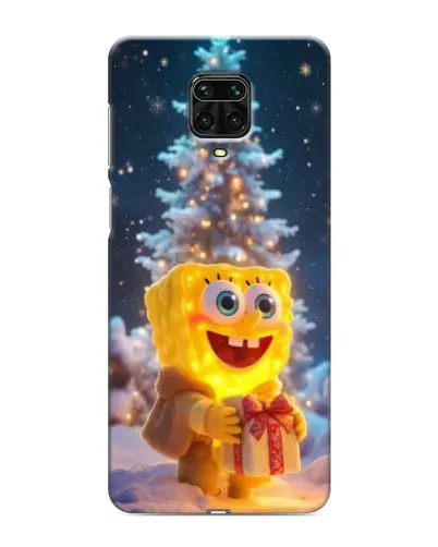 Чехол для Xiaomi Redmi Note 9S с картинкой «Рождественский Спанч Боб» Чехол для Xiaomi Redmi Note 9S с картинкой «Рождественский Спанч Боб»