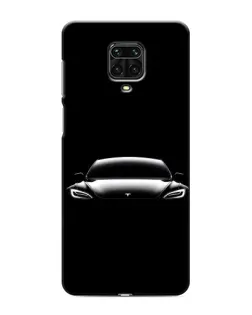 Чохол для Xiaomi Redmi Note 9S з картинкою «Фари Tesla Night»