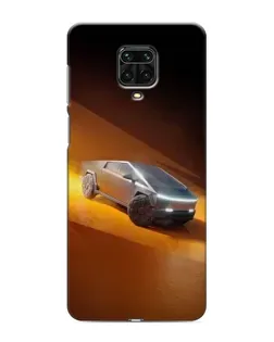 Чохол для Xiaomi Redmi Note 9S з картинкою «Cybertruck у пустелі»