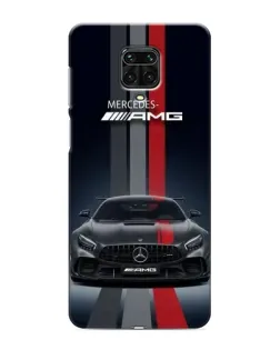 Чохол для Xiaomi Redmi Note 9S з картинкою «Mercedes — білий карбон»