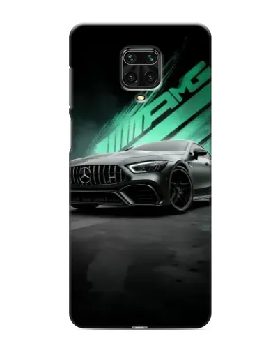 Чехол для Xiaomi Redmi Note 9S с картинкой «Темный Mercedes AMG»