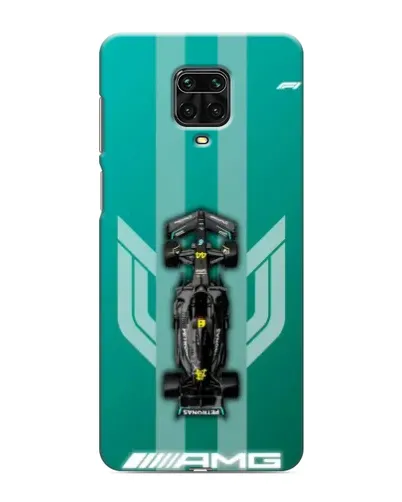 Чехол для Xiaomi Redmi Note 9S с картинкой «Mercedes AMG Petronas»