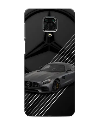 Чехол для Xiaomi Redmi Note 9S с картинкой «Mercedes AMG — графика»