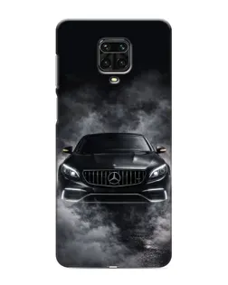 Чехол для Xiaomi Redmi Note 9S с картинкой «Mercedes в дыму»
