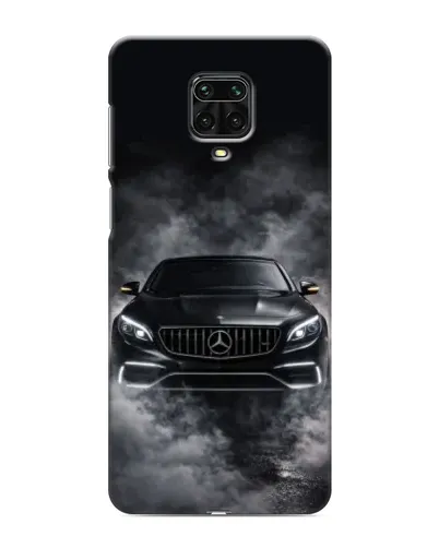 Чехол для Xiaomi Redmi Note 9S с картинкой «Mercedes в дыму»