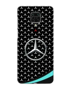 Чехол для Xiaomi Redmi Note 9S с картинкой «Mercedes — бирюзовый акцент»