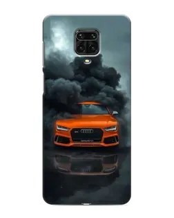 Чохол для Xiaomi Redmi Note 9S з картинкою «Audi у хмарах диму»