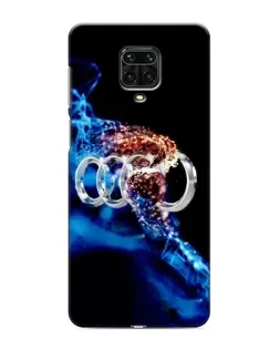 Чохол для Xiaomi Redmi Note 9S з картинкою «Енергія лого Audi»