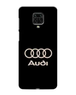 Чохол для Xiaomi Redmi Note 9S з картинкою «Audi — золотий логотип»