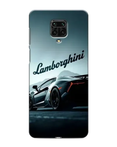 Чехол для Xiaomi Redmi Note 9S с картинкой «Классическая надпись Lamborghini»