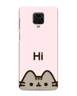 Чехол для Xiaomi Redmi Note 9S с картинкой «Пушин говорит Hi» Чехол для Xiaomi Redmi Note 9S с картинкой «Пушин говорит Hi»