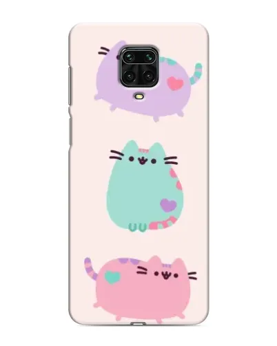 Чехол для Xiaomi Redmi Note 9S с картинкой «Pusheen трио»