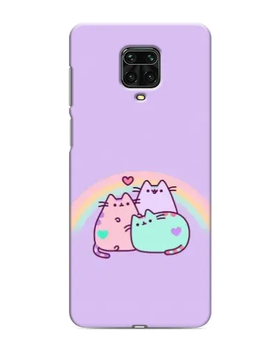 Чехол для Xiaomi Redmi Note 9S с картинкой «Радужные Пушины»