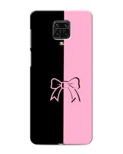 Чехол для Xiaomi Redmi Note 9S с картинкой «Половинки банта»