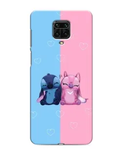 Чохол для Xiaomi Redmi Note 9S з картинкою «Stitch та Angel Love»