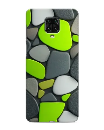 Чехол для Xiaomi Redmi Note 9S с картинкой «Яркая неоновая галька»
