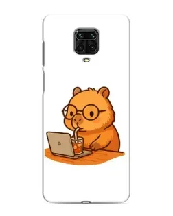 Чохол для Xiaomi Redmi Note 9S з картинкою «Капібара з ноутбуком» Чохол для Xiaomi Redmi Note 9S з картинкою «Капібара з ноутбуком»