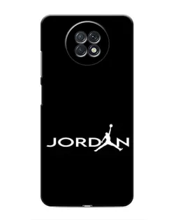 Чехол для Xiaomi Redmi Note 9T с картинкой «Jordan White Logo»