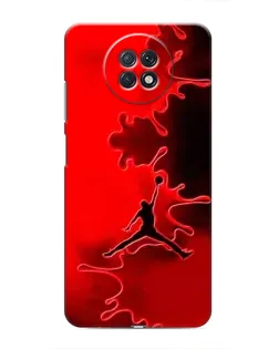 Чехол для Xiaomi Redmi Note 9T с картинкой «Jordan Red Smoke»