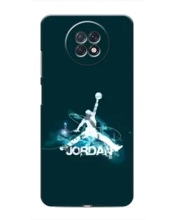 Чехол для Xiaomi Redmi Note 9T с картинкой «Jordan Blue Fire»