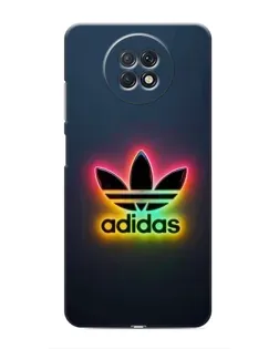Чехол для Xiaomi Redmi Note 9T с картинкой «Неоновый Adidas»