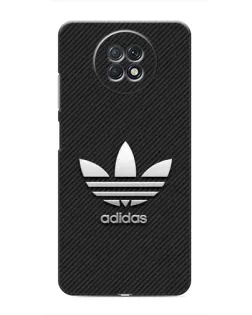 Чехол для Xiaomi Redmi Note 9T с картинкой «Adidas Карбоновая текстура»