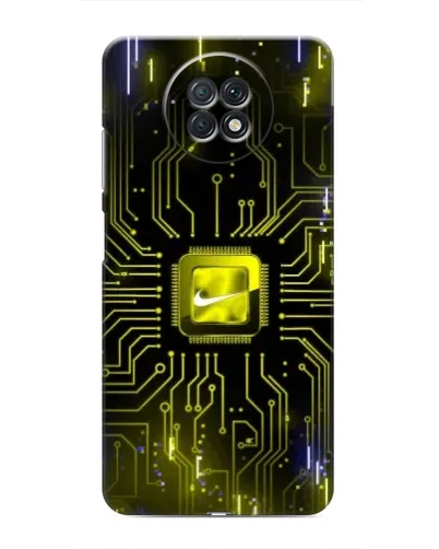 Чехол для Xiaomi Redmi Note 9T с картинкой «Nike — золотая искра» Чехол для Xiaomi Redmi Note 9T с картинкой «Nike — золотая искра»
