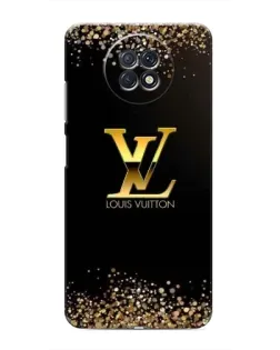 Чехол для Xiaomi Redmi Note 9T с картинкой «LV — золотые искры»