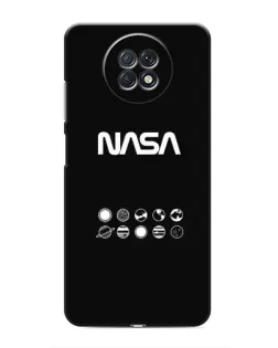 Чехол для Xiaomi Redmi Note 9T с картинкой «NASA — технический принт»