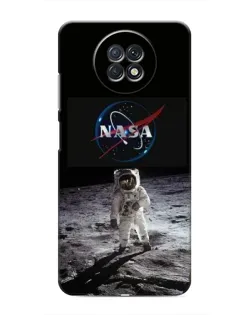 Чехол для Xiaomi Redmi Note 9T с картинкой «Астронавт на Луне»