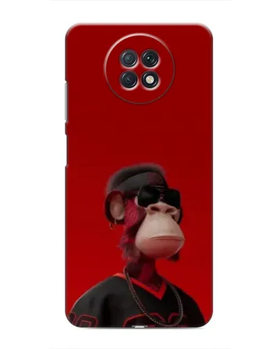 Чехол для Xiaomi Redmi Note 9T с картинкой «Bored Ape в красном» Чехол для Xiaomi Redmi Note 9T с картинкой «Bored Ape в красном»