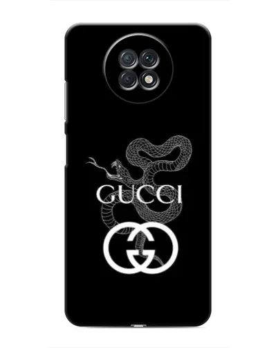 Чехол для Xiaomi Redmi Note 9T с картинкой «Gucci — серебряная змея» Чехол для Xiaomi Redmi Note 9T с картинкой «Gucci — серебряная змея»