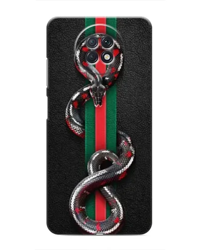 Чехол для Xiaomi Redmi Note 9T с картинкой «Gucci — змея на полосе» Чехол для Xiaomi Redmi Note 9T с картинкой «Gucci — змея на полосе»