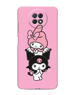 Чохол для Xiaomi Redmi Note 9T з картинкою «My Melody та Kuromi» Чохол для Xiaomi Redmi Note 9T з картинкою «My Melody та Kuromi»