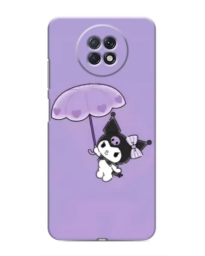 Чехол для Xiaomi Redmi Note 9T с картинкой «Kuromi с зонтиком»