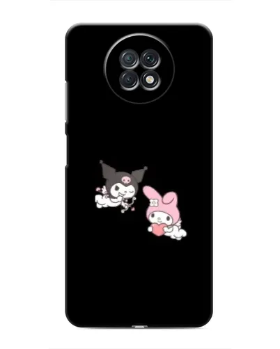 Чехол для Xiaomi Redmi Note 9T с картинкой «My Melody и Kuromi»