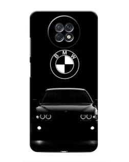 Чехол для Xiaomi Redmi Note 9T с картинкой «BMW — взгляд из темноты»