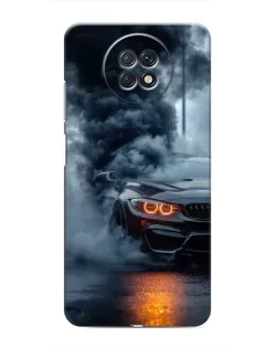 Чехол для Xiaomi Redmi Note 9T с картинкой «BMW M-Power — абстракция»