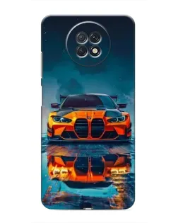 Чехол для Xiaomi Redmi Note 9T с картинкой «BMW — золотая эмблема»