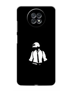 Чохол для Xiaomi Redmi Note 9T з картинкою «PUBG — білий шолом»