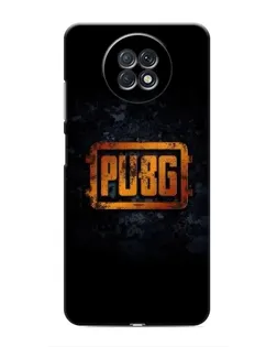 Чохол для Xiaomi Redmi Note 9T з картинкою «PUBG — золотий логотип»