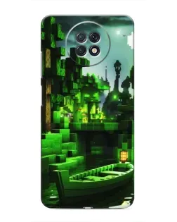 Чохол для Xiaomi Redmi Note 9T з картинкою «Minecraft лісовий пейзаж»