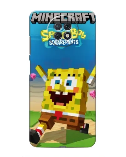 Чохол для Xiaomi Redmi Note 9T з картинкою «Губка Боб Minecraft» Чохол для Xiaomi Redmi Note 9T з картинкою «Губка Боб Minecraft»