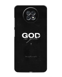 Чехол для Xiaomi Redmi Note 9T с картинкой «GOD — Бог над всем»