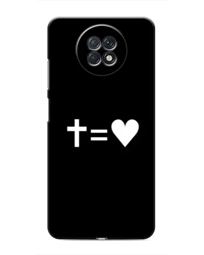 Чехол для Xiaomi Redmi Note 9T с картинкой «Крест и Сердце» Чехол для Xiaomi Redmi Note 9T с картинкой «Крест и Сердце»