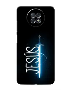 Чехол для Xiaomi Redmi Note 9T с картинкой «Меч Духа Jesus»