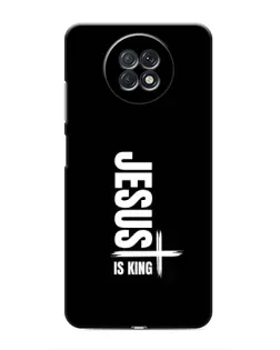 Чехол для Xiaomi Redmi Note 9T с картинкой «Вертикаль веры Jesus»