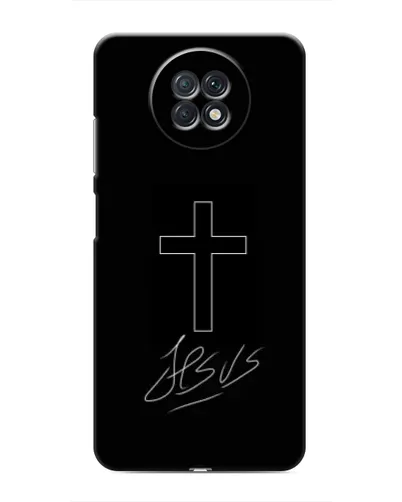 Чехол для Xiaomi Redmi Note 9T с картинкой «Графический крест Jesus» Чехол для Xiaomi Redmi Note 9T с картинкой «Графический крест Jesus»